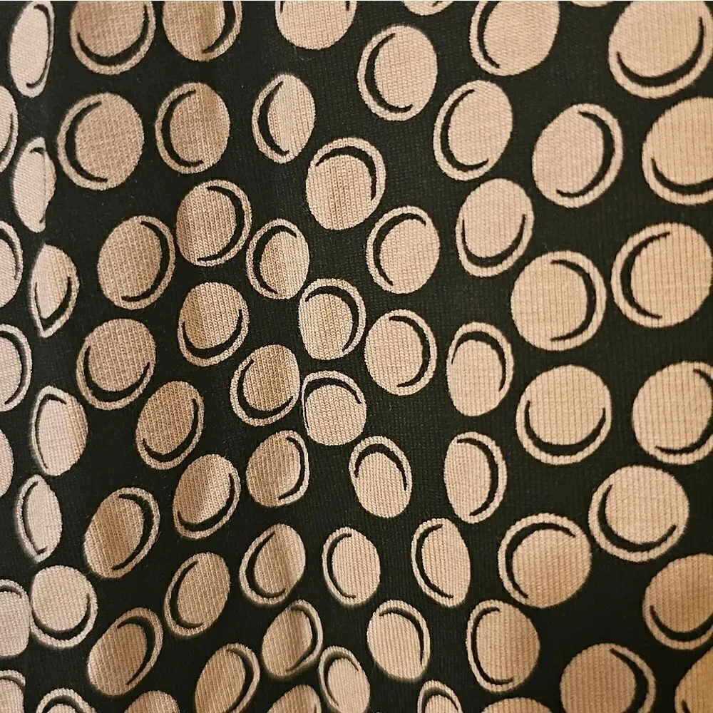 BODEN "Nellie" Pink‎ Black Polka Dot Jersey Dress - Size 4 - Picture 8 of 10